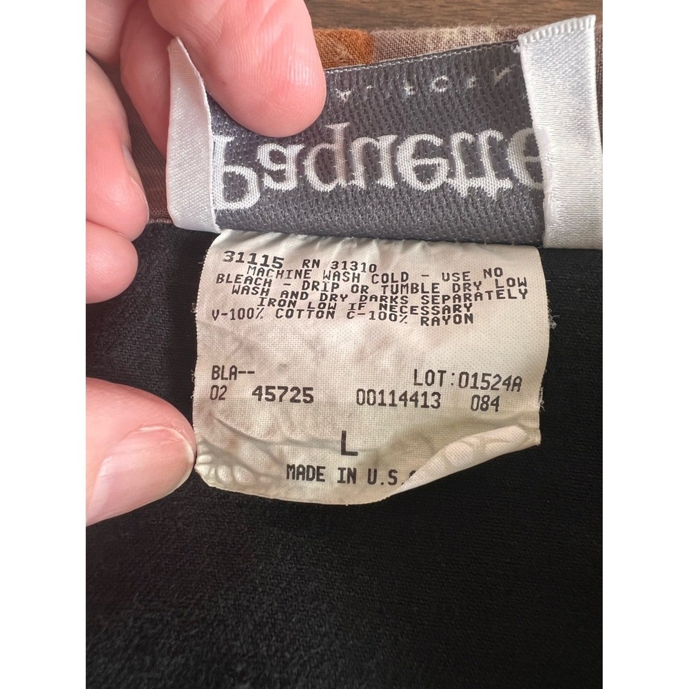 Vintage Paquette Women's L Black Vest Floral Trim Cottage Boho Western 90s USA - Picture 6 of 9
